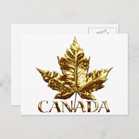 Kanada Souvenir Postkarten Kanada Flaggenkarten (Vorne/Hinten)