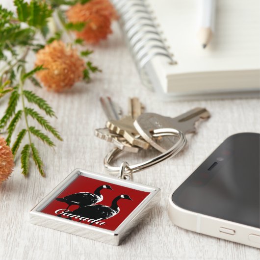Kanada Souvenir Schlüsselanhänger Canada Gänse Kee (Seite)