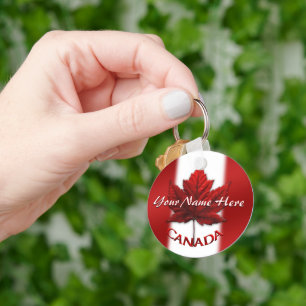 Kanada-Souvenir-Schlüsselanhänger Personalisiertes Schlüsselanhänger
