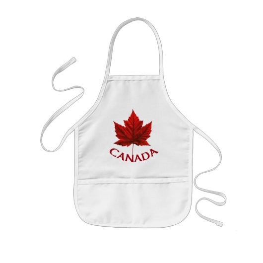 Kanada Souvenir Schürze Kid's Maple Leaf Souvenir (Vorne)