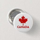 Kanada Souvenir Vintage Button (Vorne & Hinten)
