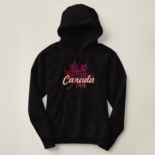 Kanada Souvenirgeschenk für Frauen Hoodie (Design vorne)