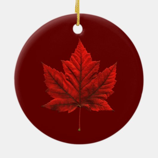 Kanada - Souvenirs und Geschenke aus Kanada Keramik Ornament (Hinten)