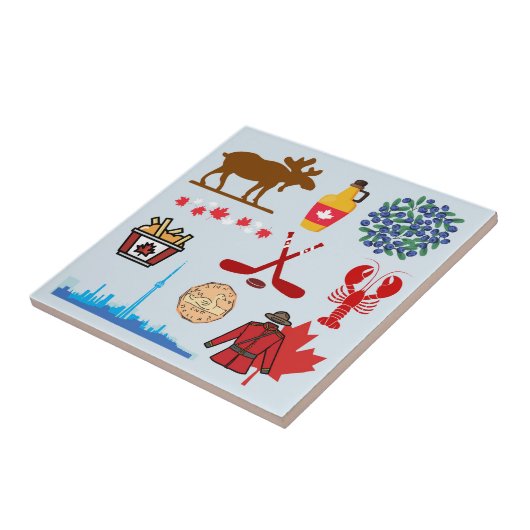 Kanada Spaß Fliese (Seite)