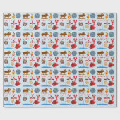 Kanada Spaß Geschenkpapier (Flach)