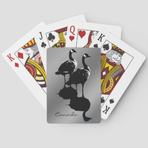Kanada Spielkarten Kanada Gänsekunstkarten