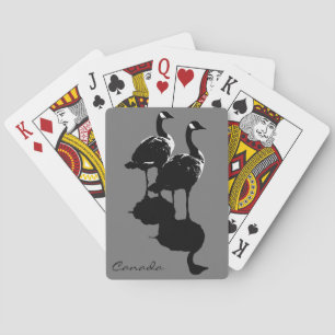 Kanada Spielkarten Kanada Gänsekunstkarten