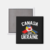 Kanada steht hinter der Ukraine Ukrainische kanadi Magnet (Vorderseite/Rückseite)