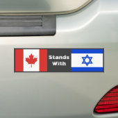 Kanada steht mit Israel Autoaufkleber (Auf Auto)