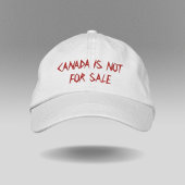 Kanada steht nicht zum Verkauf Bestickte Baseballkappe