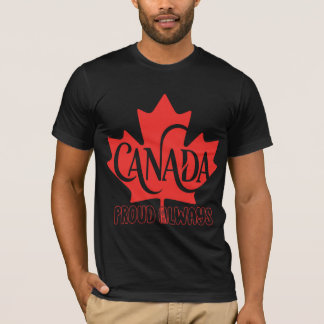 Kanada Stolz Immer Ahornblatt Grafik T-Shirt
