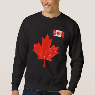 Kanada - Stolz - kanadischer Ahornblättriger und V Sweatshirt