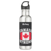 Kanada Strong Edelstahlflasche (Vorderseite)