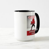 Kanada Strong & Free Tasse (VorderseiteRechts)