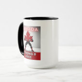 Kanada Strong & Free Tasse (Vorderseite Links)