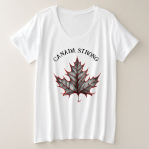 Kanada Strong Große Größe T-Shirt