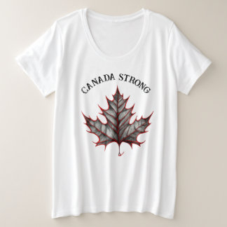 Kanada Strong Große Größe T-Shirt