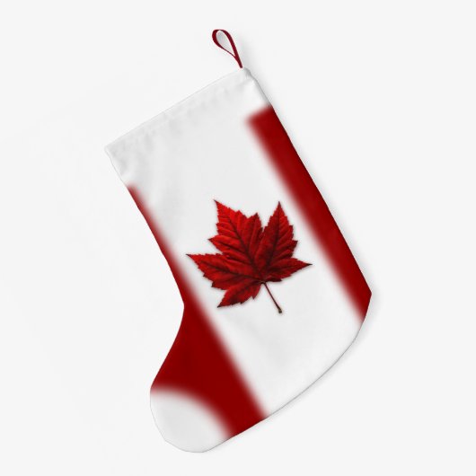 Kanada Strumpf Kanada Ahornblättriger Weihnachtsso Kleiner Weihnachtsstrumpf (Rückseite (Hängend))
