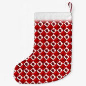 Kanada Strumpf Kanada Fahne Weihnachtsfeiertag Str Kleiner Weihnachtsstrumpf (Rückseite)