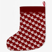 Kanada Strumpf Kanada Weihnachts-Strumpf Custom Großer Weihnachtsstrumpf (Rückseite)