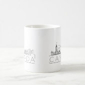 Kanada Stylisierte City Skyline Kaffee Mu Kaffee T Kaffeetasse (Mittel)