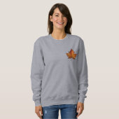 Kanada Sweatshirt Gold Maple Leaf Frauen Shirt (Vorne ganz)
