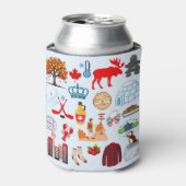 Kanada-Symbole Dosenkühler (Kanne Vorderseite)