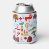 Kanada-Symbole Dosenkühler (Kanne Rückseite)