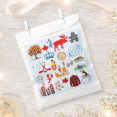 Kanada-Symbole Geschenktütchen (Ausgeschnitten)