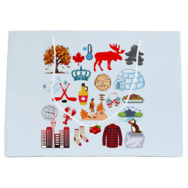 Kanada-Symbole Große Geschenktüte