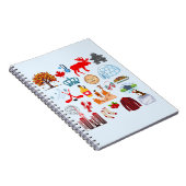 Kanada-Symbole Notizblock (Rechte Seite)