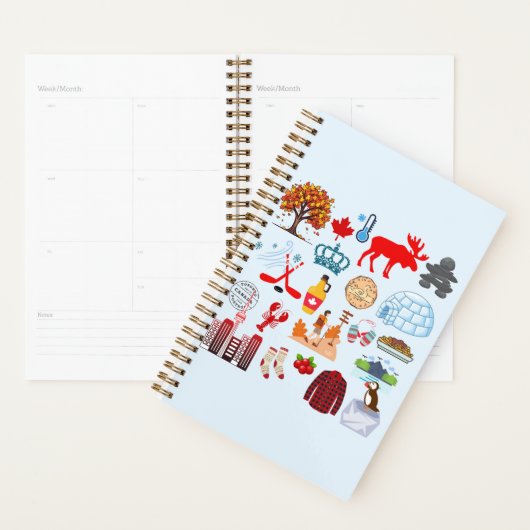 Kanada-Symbole Planer (Anzeige)