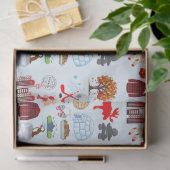 Kanada-Symbole Seidenpapier (Geschenk)