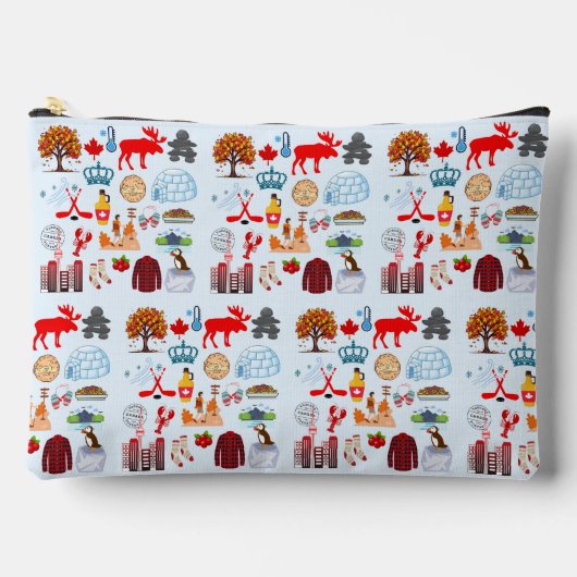 Kanada-Symbole Zubehörtasche (Vorderseite)