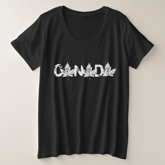Kanada T - Shirt Canada Souvenir Shirt Plus Size (Design vorne)