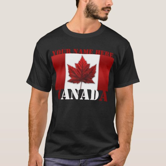 Kanada-T - Shirt-personalisierte Inspektion - 6XL T-Shirt (Vorderseite)