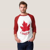Kanada T - Shirt Stencil Canada Mapsleaf Shirt (Vorne ganz)
