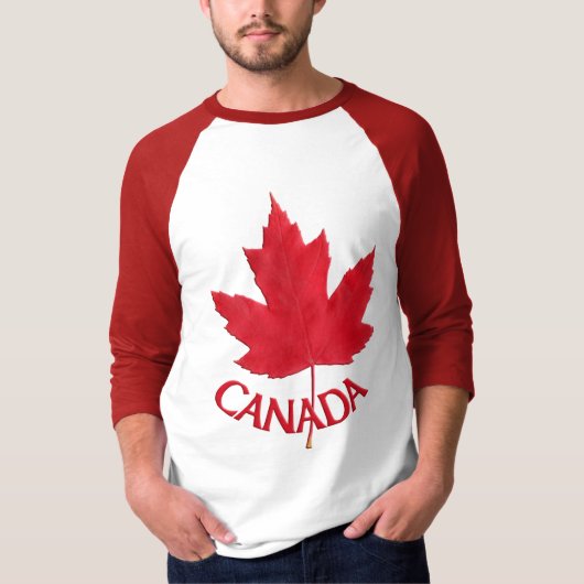 Kanada T - Shirt Stencil Canada Mapsleaf Shirt (Vorderseite)
