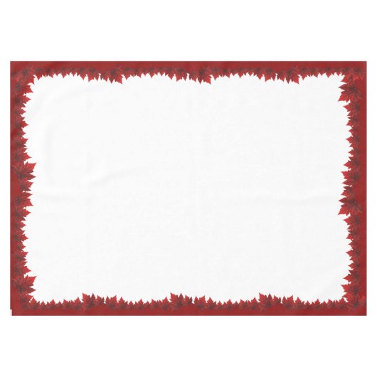 Kanada Tablecloth Canada Maple Leaf Tablecloth Tischdecke (Vorderseite (Horizontal))