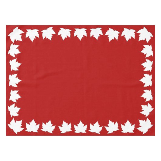 Kanada Tablecloth Canada Maple Leaf Tablecloth Tischdecke (Vorderseite (Horizontal))