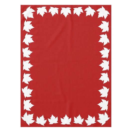 Kanada Tablecloth Canada Maple Leaf Tablecloth Tischdecke (Vorderseite)