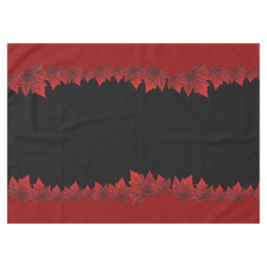 Kanada Tablecloth Canada Maple Leaf Tablecloth Tischdecke (Vorderseite (Horizontal))