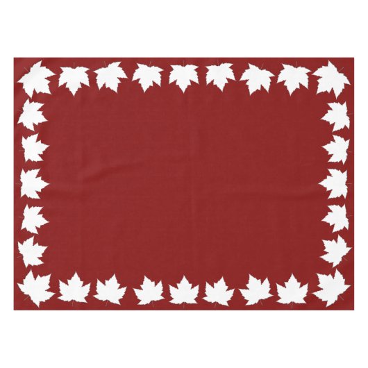 Kanada Tablecloth Canada Maple Leaf Tablecloth Tischdecke (Vorderseite (Horizontal))