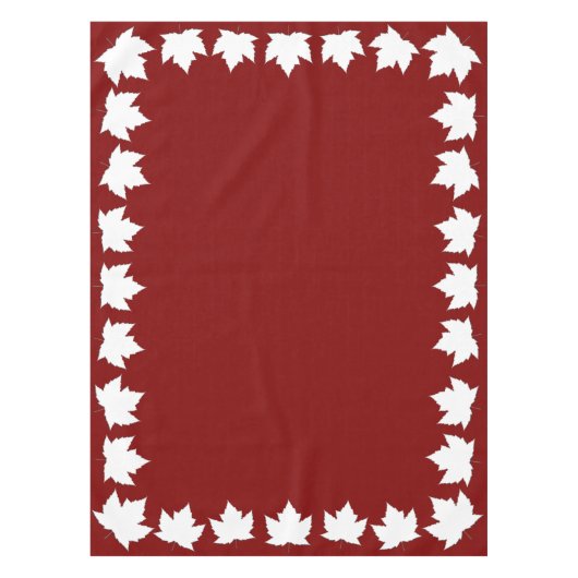 Kanada Tablecloth Canada Maple Leaf Tablecloth Tischdecke (Vorderseite)