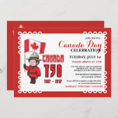 Kanada Tag 150 GRILLEN - Einladung (Vorne/Hinten)