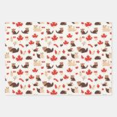 Kanada Tag 1 Juli Unabhängigkeitsprinzip 1 Geschenkpapier Set (Vorderseite)