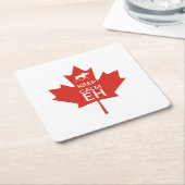 Kanada-Tag BEHALTEN RUHIGEN EH Rechteckiger Pappuntersetzer (angewinkelt)