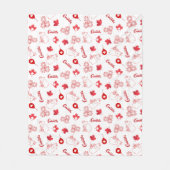 Kanada-Tag Fleecedecke (Vorderseite)