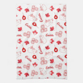 Kanada-Tag Geschirrtuch (Vertikal)