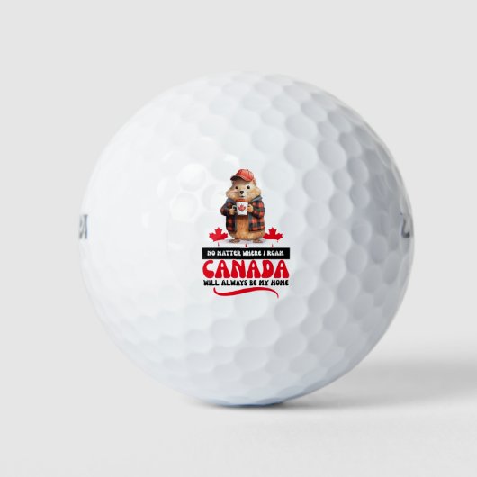 Kanada-Tag Golfball (Vorderseite)